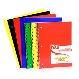 School Supply Boxes | 17" Solid Black Backpack Bundle for Intermediate School | Back to School Bookbag with Supplies | Contains Pencil Pouch, Notebooks, Highlighters, Mechanical Pencils, & More