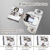 Soft Close Cabinet Hinges, HTCELLE 50 Pack 25 Pair 1/2