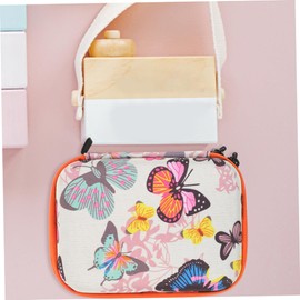 LABRIMP 2 pcs Camera Carrying Case Portable Camera Bag for Lightweight Travel Case with Zipper Closure for Photography Accessories Butterfly Print Design