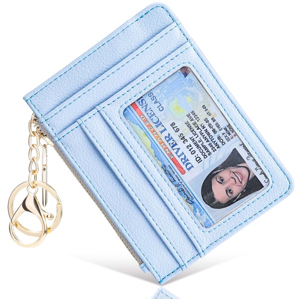 Teskyer Slim Wallet for Women, RFID Blocking Credit Card Holder