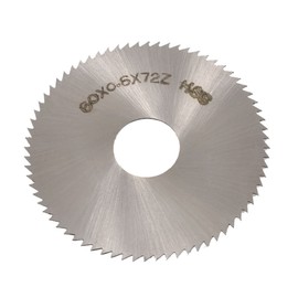 Sourcingmap 60mm OD 0.6mm Thickness 72T HSS Circular Slitting Saw Blade Cutter