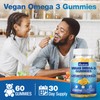 Omega-3 Gummies for Adults, Orange Flavor – Sugar-Free, Algae-Derived DHA