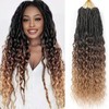 Long Deep Faux Locs Crochet Hair for Black Women 8