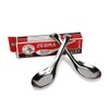 Thai Stainless Steel Ramen Spoon, Zebra Brand, Pack of 2