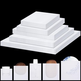 Dunzoom 100 Pack Foam Pouches for Packing Supplies Cushion Foam Pouch for Dishes Chinaware Glasses Moving Fragile Items Wrapping and Transportation Storage (5 Sizes)