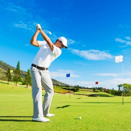 Mixweer 4 Pcs Solid Golf Flag with Tube Inserted Putting Green Flags 420d Nylon Portable Golf Pin Flags for Backyard Indoor Outdoor Yard Garden Practice, 20 x 13 Inches (Multi Colors)