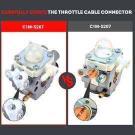 FS56RC Carburetor Kit Compatible for Stihl FS56RC FS70R KM56C HT56C – Replaces 4144 120 0608, C1M-S267A with Air Filter, Fuel Lines, Spark Plug & Adjustment Tool​