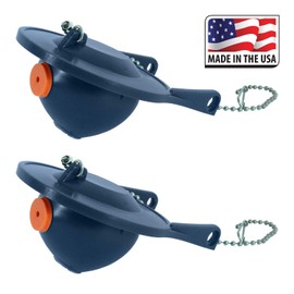 2 Pack of FlushLine Universal 3-in. Toilet Tank Flappers 630-0207 for Mansfield Toilets