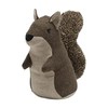 Elements Squirrel - Tapón para puerta con peso, poliéster, café