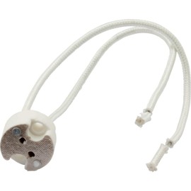 5 x MR16 Ceramic Bulb Socket + 9.5 cm Cable for Bulbs GU4 G4 GU5.3 MR11