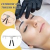 Eyebrow Stencil Ruler,Eyebrow Ruler Brow Tool 3-Point Positioning Ruler |