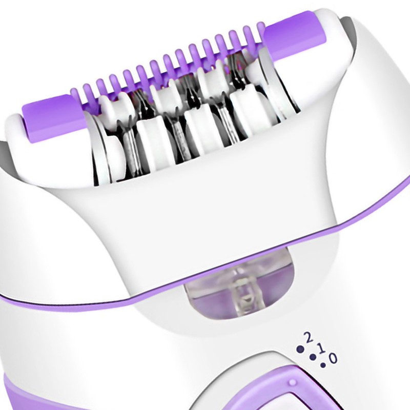 Electric Hair Removal Epilator Rechargeable Detachable Head for Women Man