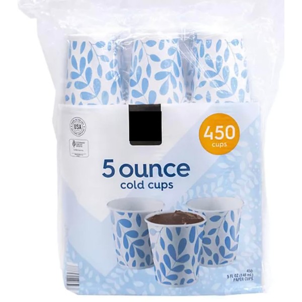 Printed Paper Bath Cold Cup 5 oz., 450 ct.