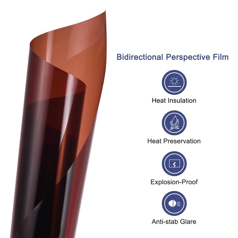 MECCANIXITY Window Film, Glass Sun Blocking, Heat Control Self Adhesive