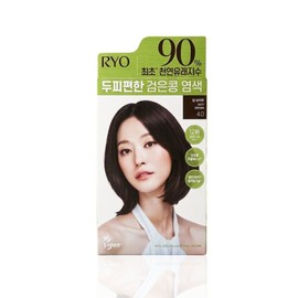 Ryo scalp-friendly black bean gray hair dye 4.0 deep brown 120g / 려 두피편한 검은콩 새치 염색약 4.0 딥브라운 120g