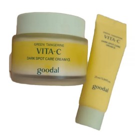 goodall Goodal Skin Care Skin Tone Improvement Green Tangerine Vita C Blemish Care Cream Alpha 75ml + 25ml / 구달 피부관리 피부톤 개선 청귤 비타C 잡티케어 크림 알파 75ml + 25ml
