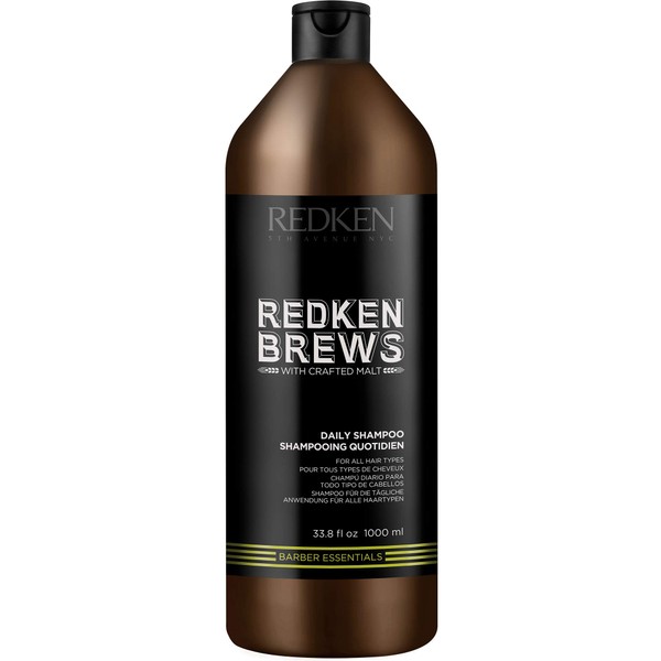 Redken Brews Daily Shampoo For Men, Lightweight Cleanser For All Hair Types