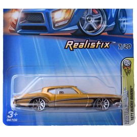Hot Wheels 1971 Buick Riviera - Gold 7/20
