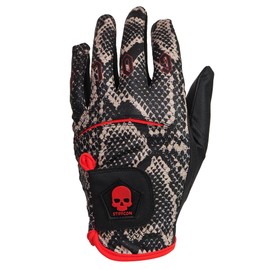 FLUO PYTHON BLACK Mens Golf Glove Left Hand Python Black Black V5 Snake Snake Snake (24LH_Left Hand)