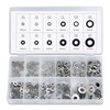 NEIKO 50400A Stainless Steel Lock and Flat Washer Assortment |