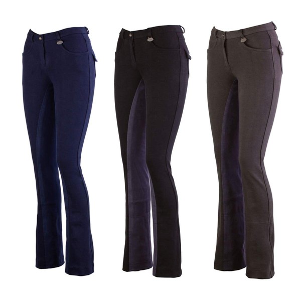 LAZURA Ladies Jodhpur Full Seat Comfort Jodhpurs in 3 Colours