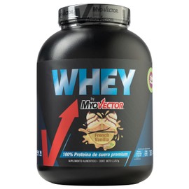MYO-VECTOR Myo Vector Whey, 100 Suero de leche, Mezcla de protenas, Baja en carbohidratos, 5 Lbs (Vainilla)                                           