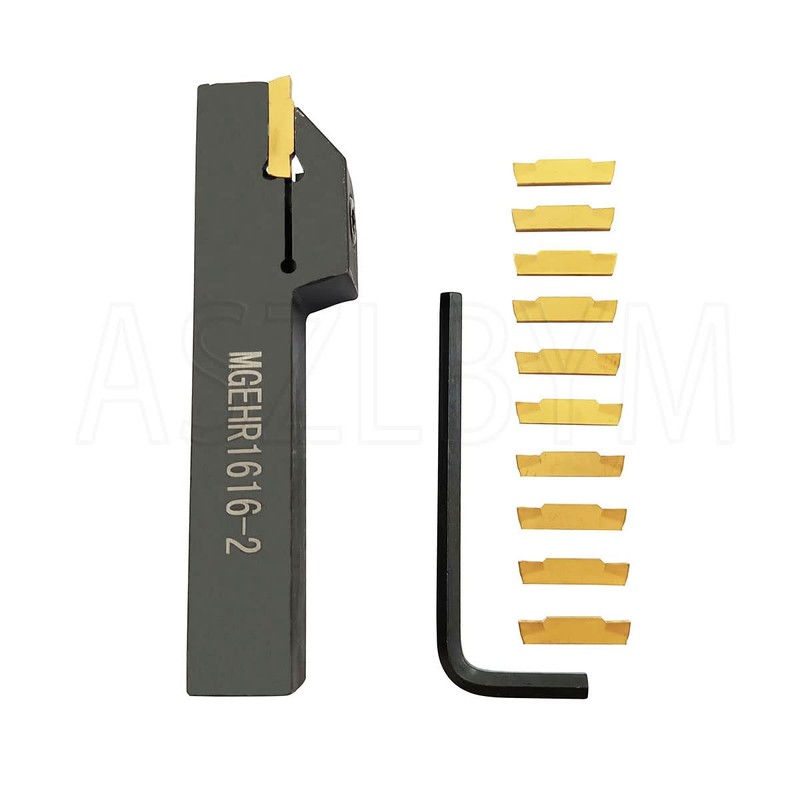 ASZLBYM Lathe Grooving Tool Holder Grooving Cut-Off Tool Holder MGEHR1616-2