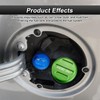 ROMELACK Magnetic Billet Aluminum Green Diesel Fuel Cap & Blue