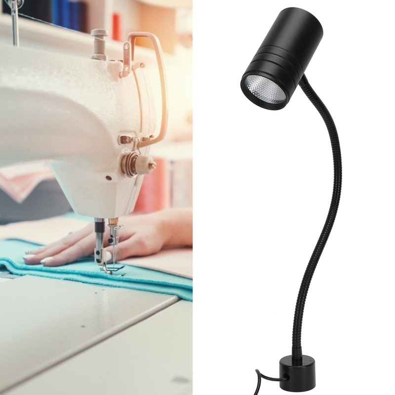 12W LED Work Light Flexible Gooseneck Sewing Machine Lamp Magnetic