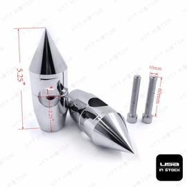 Motorcycle 1''inch Spike Handlebar Risers for Kawasaki Vulcan 900 Classic Custom Chrome