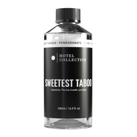 Hotel Collection Diffuser Oil - Sweetest Taboo - Aromatherapy Essential Fragrance Oil - White Woods, Pomegranate, and Peony - 500mL 16.9 Fl oz