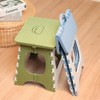 UoeRing 2-Pack Plastic Folding Stool, Portable and Hanging. Non Slip