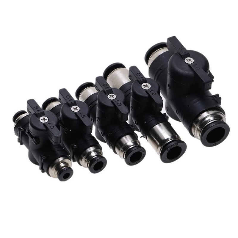 Metaland 5/16" OD Pneumatic Ball Valve BUC Push to Connect