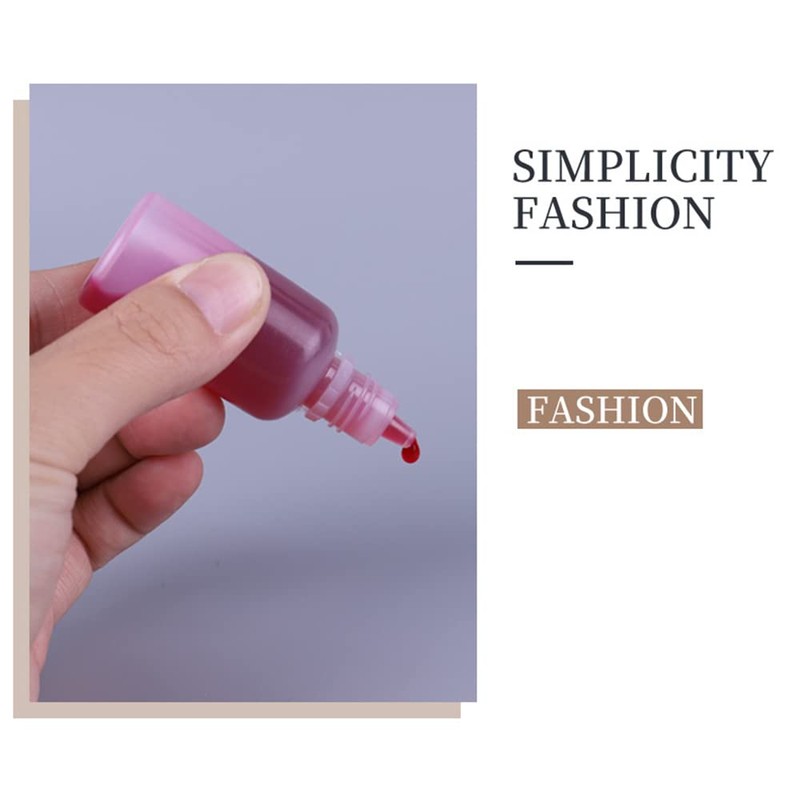 24Pcs Squeezable Plastic Dropper Bottles with Screw Caps Cosmetic Sample