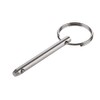 4 Pack Quick Release Pin, Diameter 3/16"(4.8mm), Overall Length 2"(51mm),