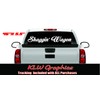 Shaggin' Wagon Back Banner 4x4 Decal Sticker Turbo Diesel Truck