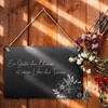 Slate Signs with Cord and Your Individual Engraving | Personal