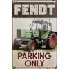 Weatherproof Tractor Parking Sign - Parking Only Suitable for Fendt