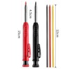 2 Pack Solid Carpenter's Pencil with 20 Refills, Deep Hole