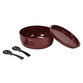 Liberty Corporation LD-295 Hand-Rolled Chirashi Sushi with Rice Spoon, Set of Approximately 3 Pieces, Made in Japan, Mini, Red, Hand Rolled & Chirashi Sushi