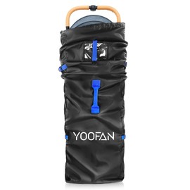 YOOFAN Pram Bag – Pram Travel Bag for Airplane, Transport Bag for Umbrella, Pram, Push, blue, Modern