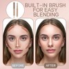 2 Pieces Double-Headed Contour Stick - Cream Bronzer for Face