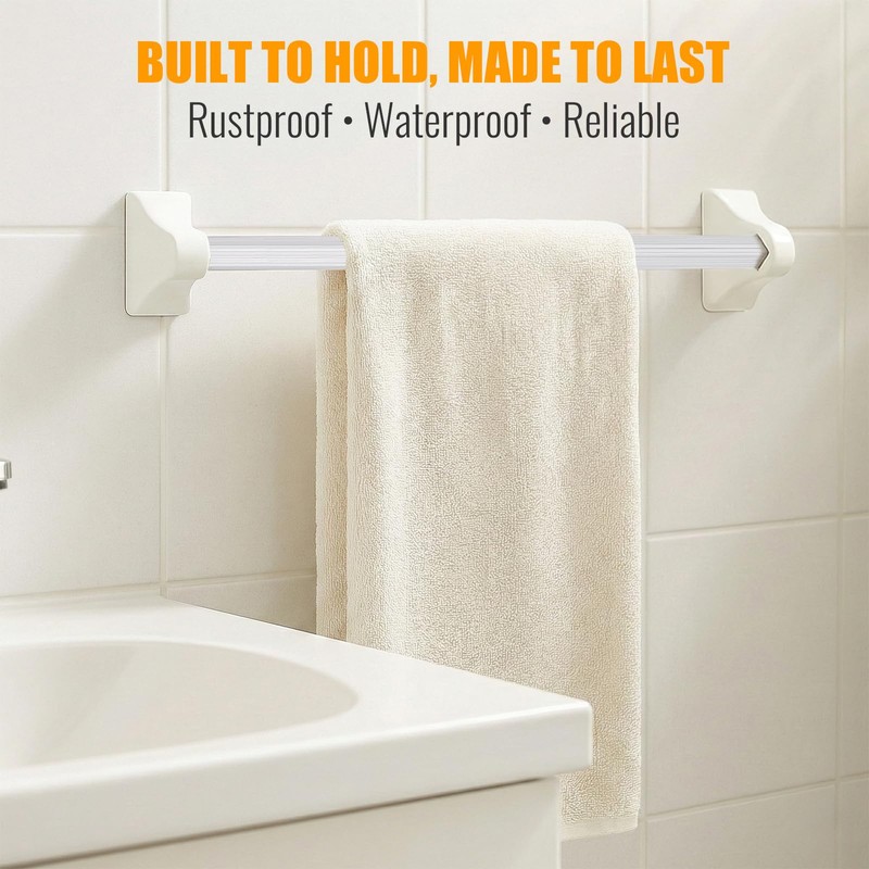 24 Inch Clear Replacement Towel Bar for Ceramic Holder -