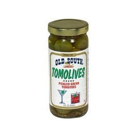 Old South Tomolives Pickled Green Tomatoes, 16 Ounce (Pack of 1)