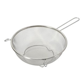 Pearl Metal HC-409 Strainer Colander, 8.3 inches (21 cm), Foot Included, Stainless Steel, Basis Line