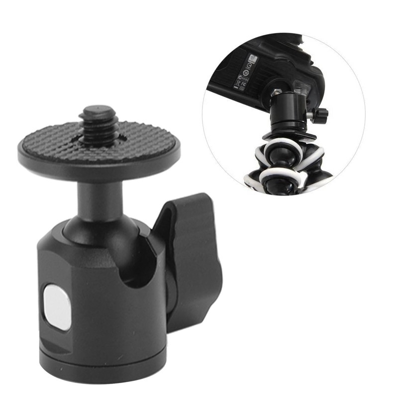Tripod Ball Head Multifunction Adjustable 360 Degree Rotation Aluminium Alloy