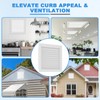 12" x 18" Aluminum Alloy Gable Vent, Never Rust Gable