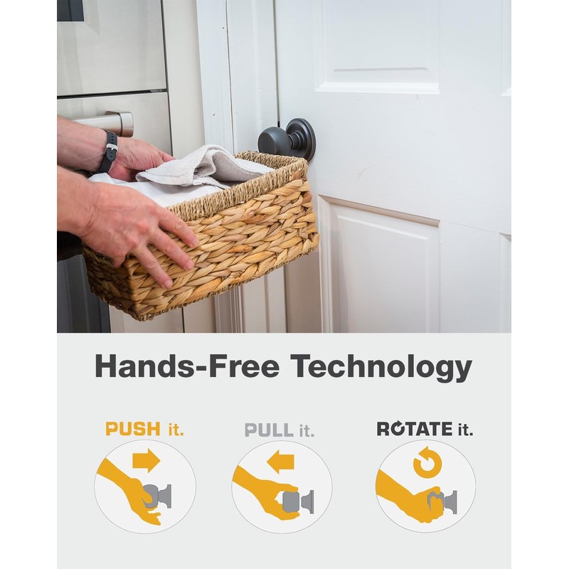 BRINKS - Stafford Indoor Passage Hall Closet Door Knob Set,