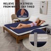 Dr.Futon Japanese Floor Futon Mattress Extra Thick Folding Roll Up