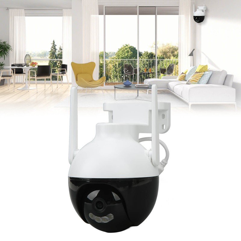 Wireless WIFI HD Security Camera Double PTZ Rotation Infrared Night